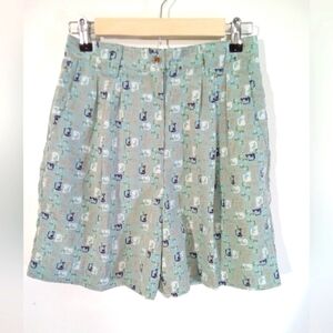 Holly Lane Golf Cart All Over Print Shorts - Size 6